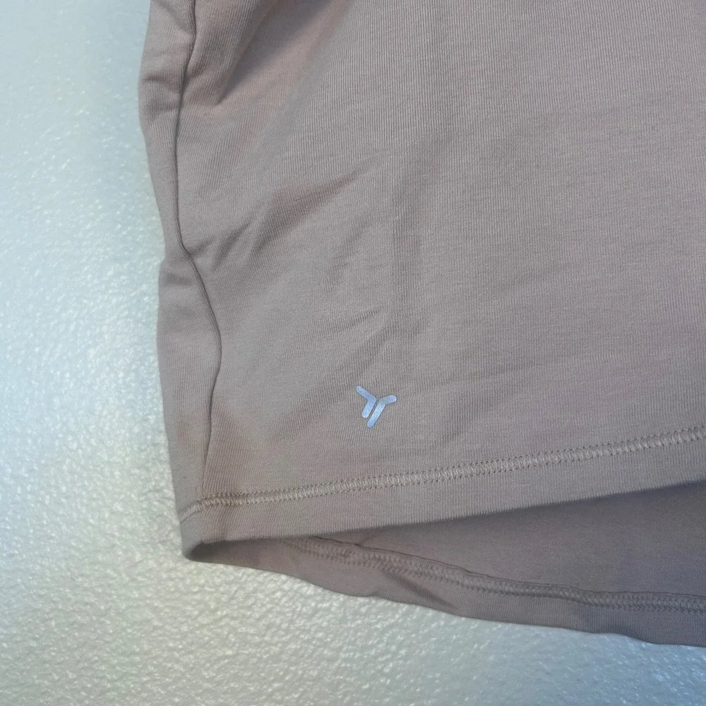 Old Navy Active PowerChill High Neck Shelf Bra Tank Top Mauve 2X 8120190361-07